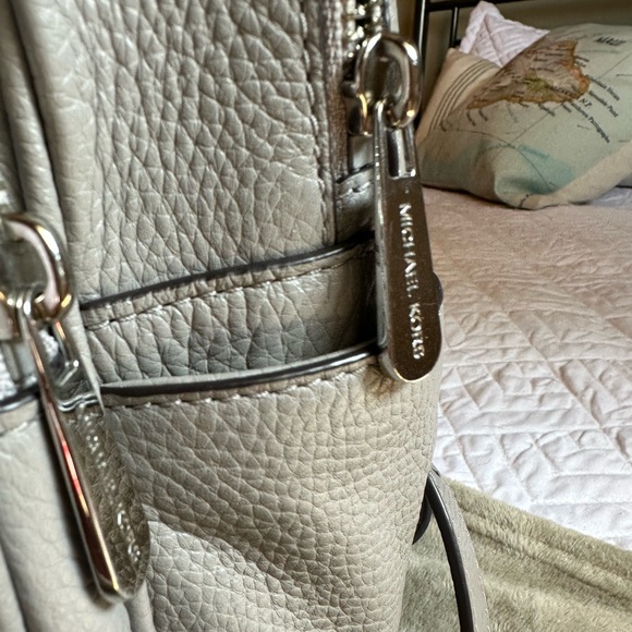 canvas backpack w leather trim Backpack